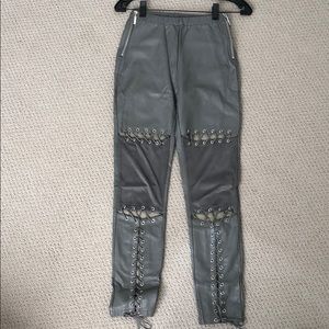 faux leather leggings